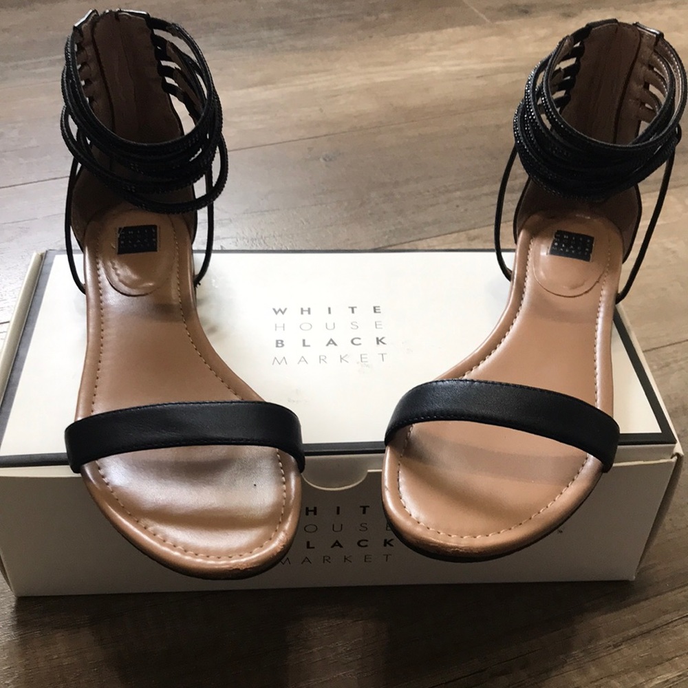 White House Black Market Opaline Sandals